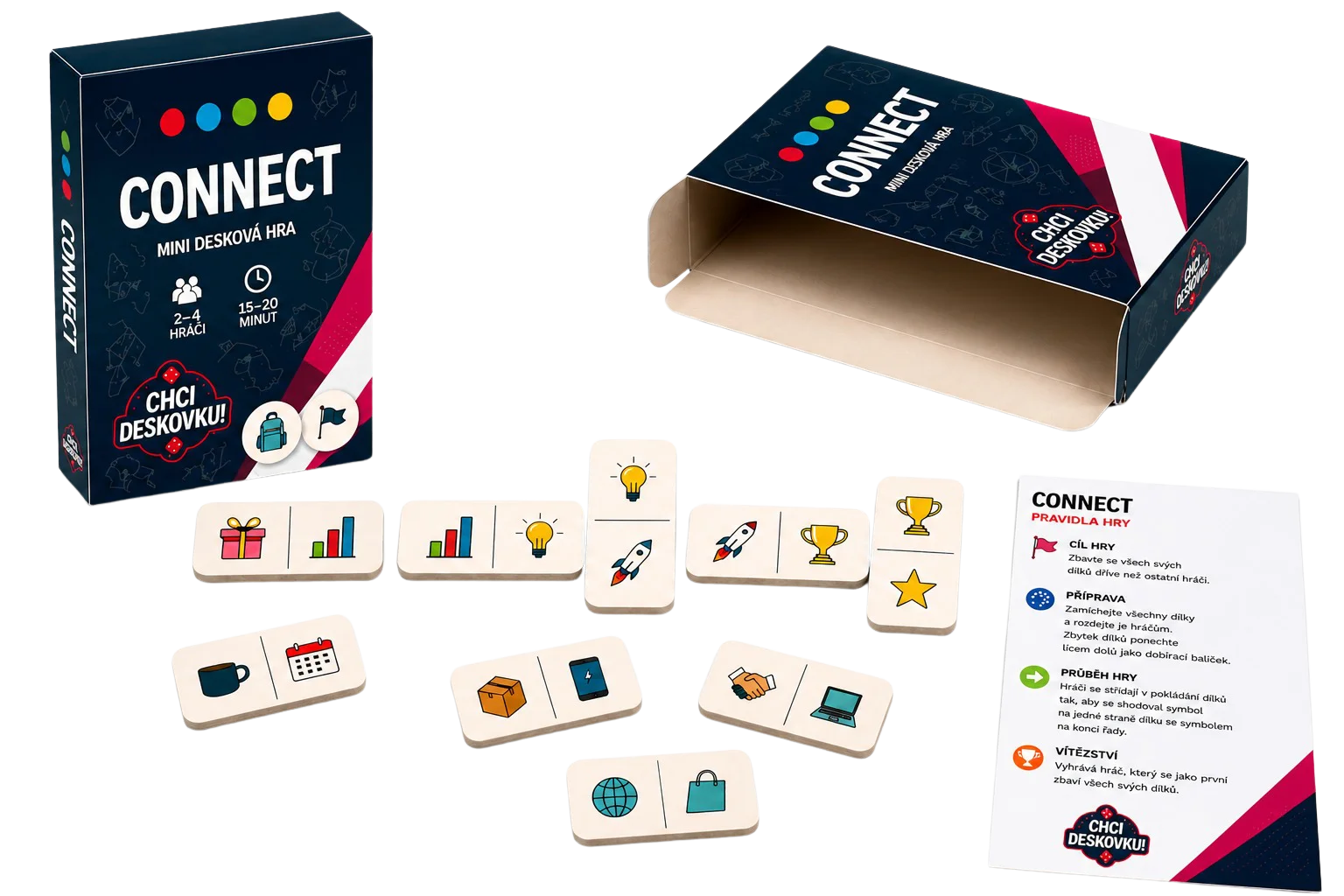 Mini hra CONNECT na míru pro značku