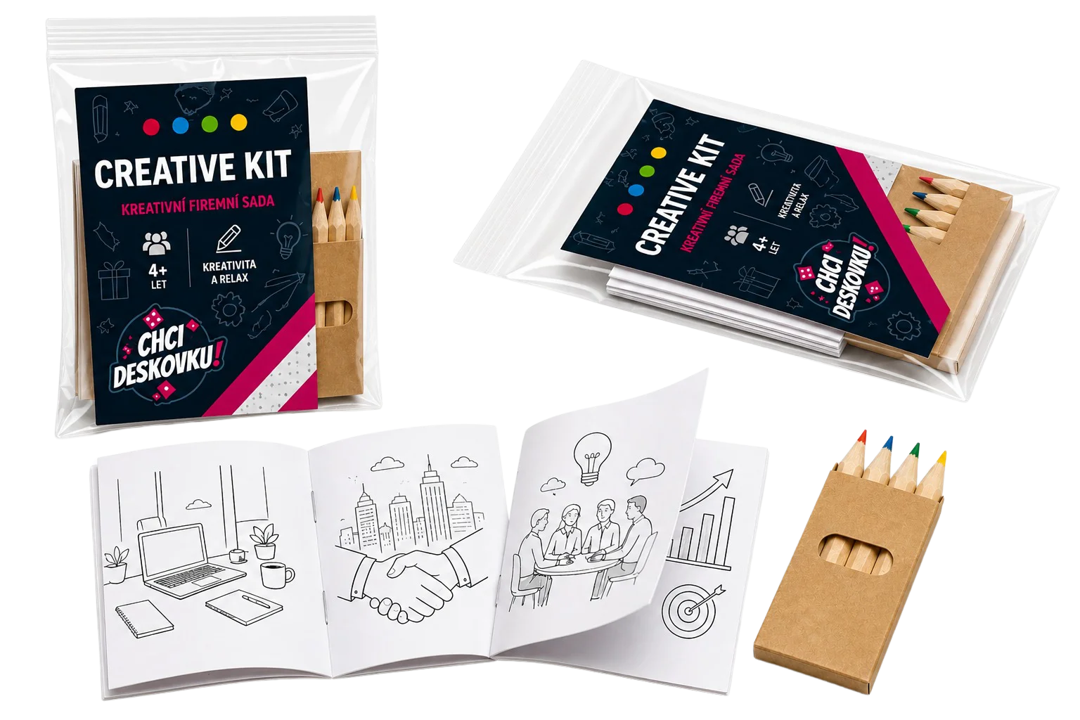 Mini hra CREATIVE KIT na míru pro značku
