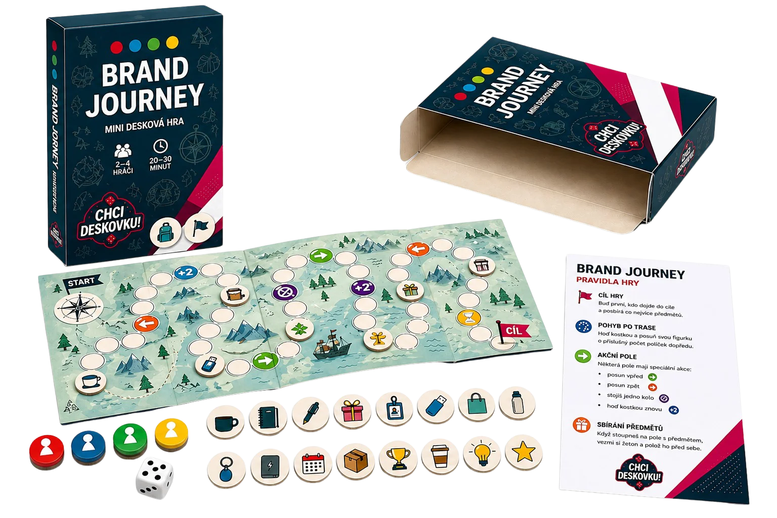 Mini hra BRAND JOURNEY na míru pro značku